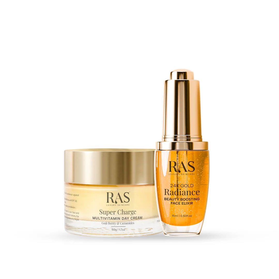24K Gold Day To Night Hydration Duo | Day Cream SPF 30 + Gold Elixir - Image 16