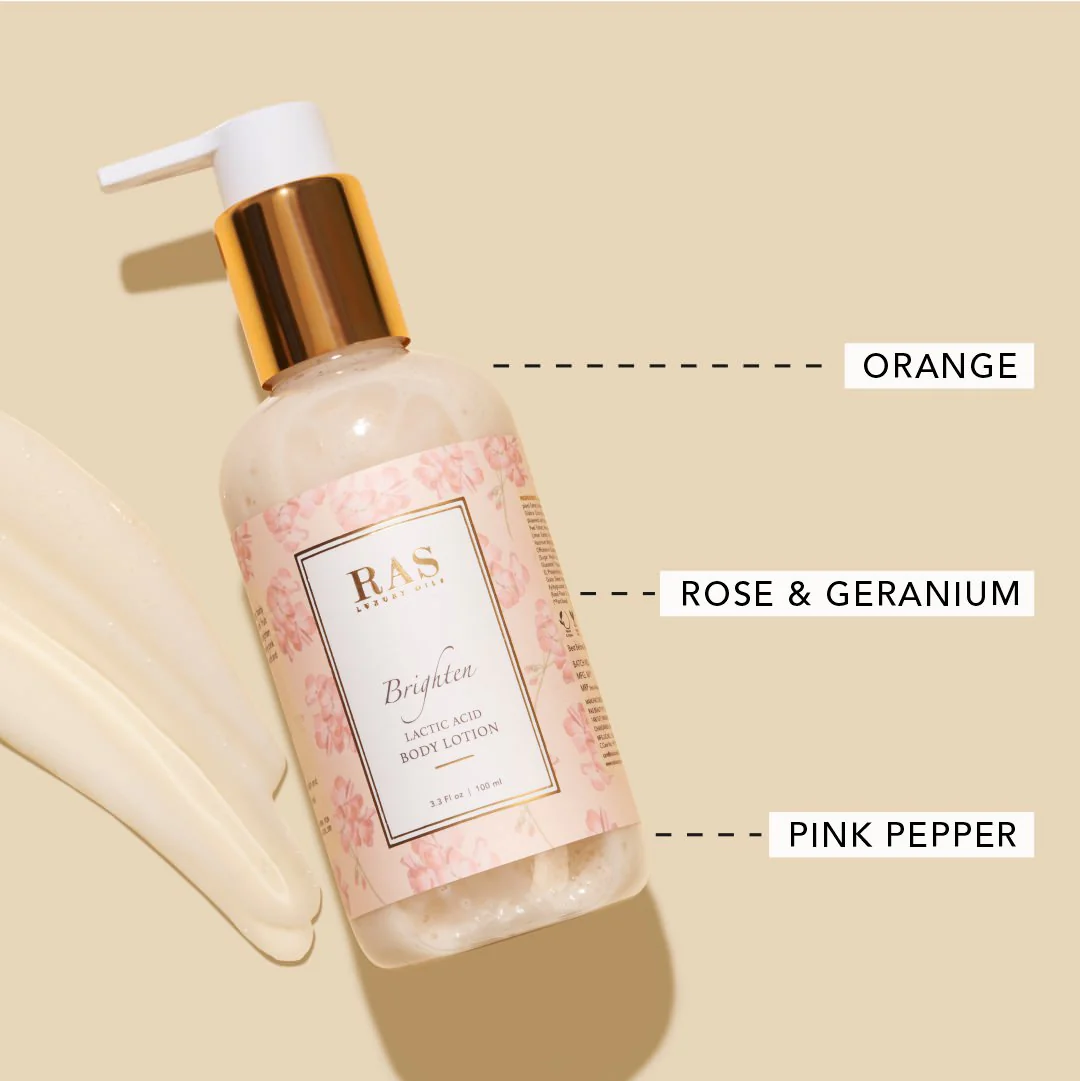 Brighten Lactic Acid Body Lotion | Himalayan Rose & Pink Pepper - Image 6