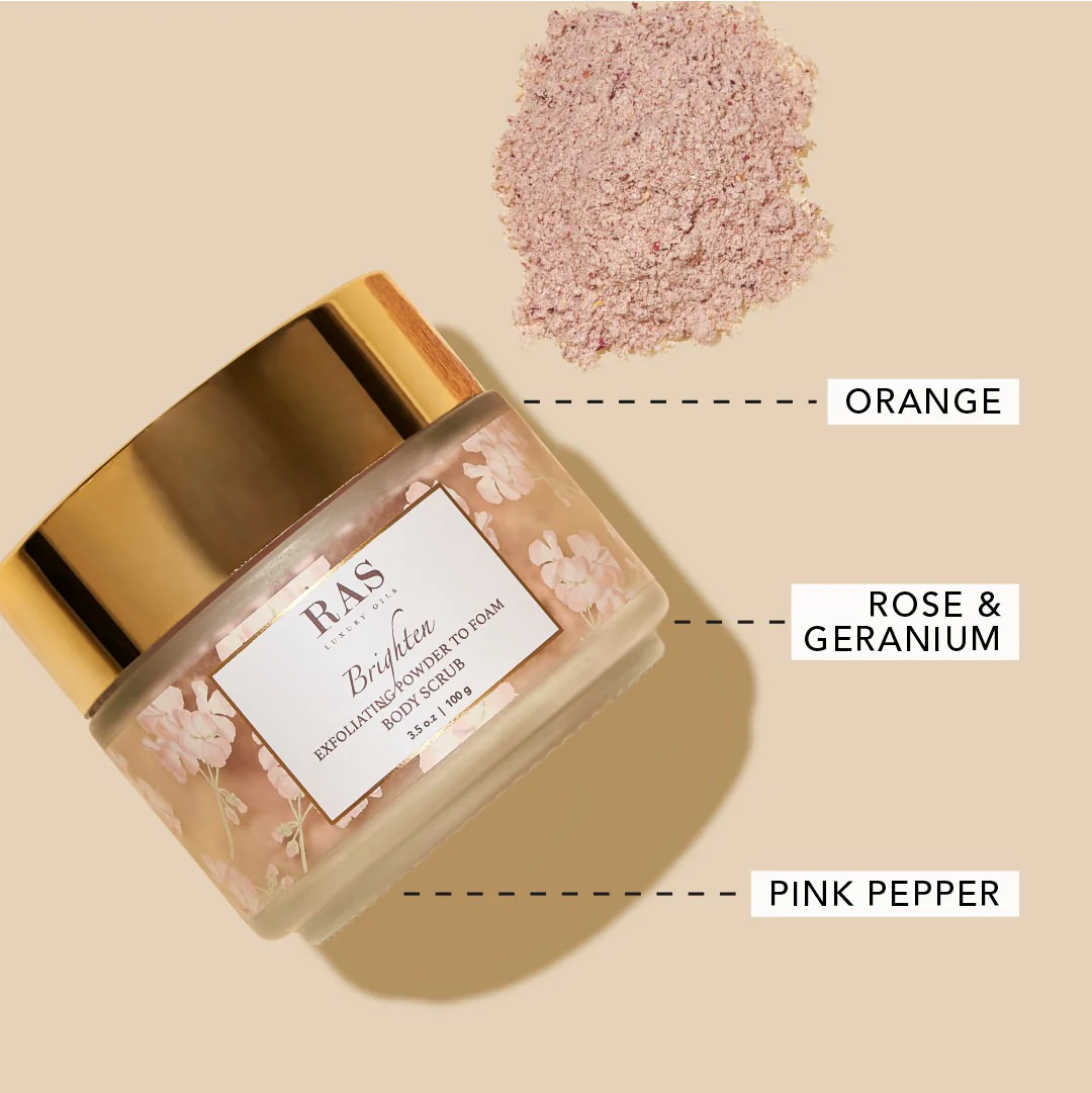 Brighten Exfoliating Powder To Foam Body Scrub - Image 13