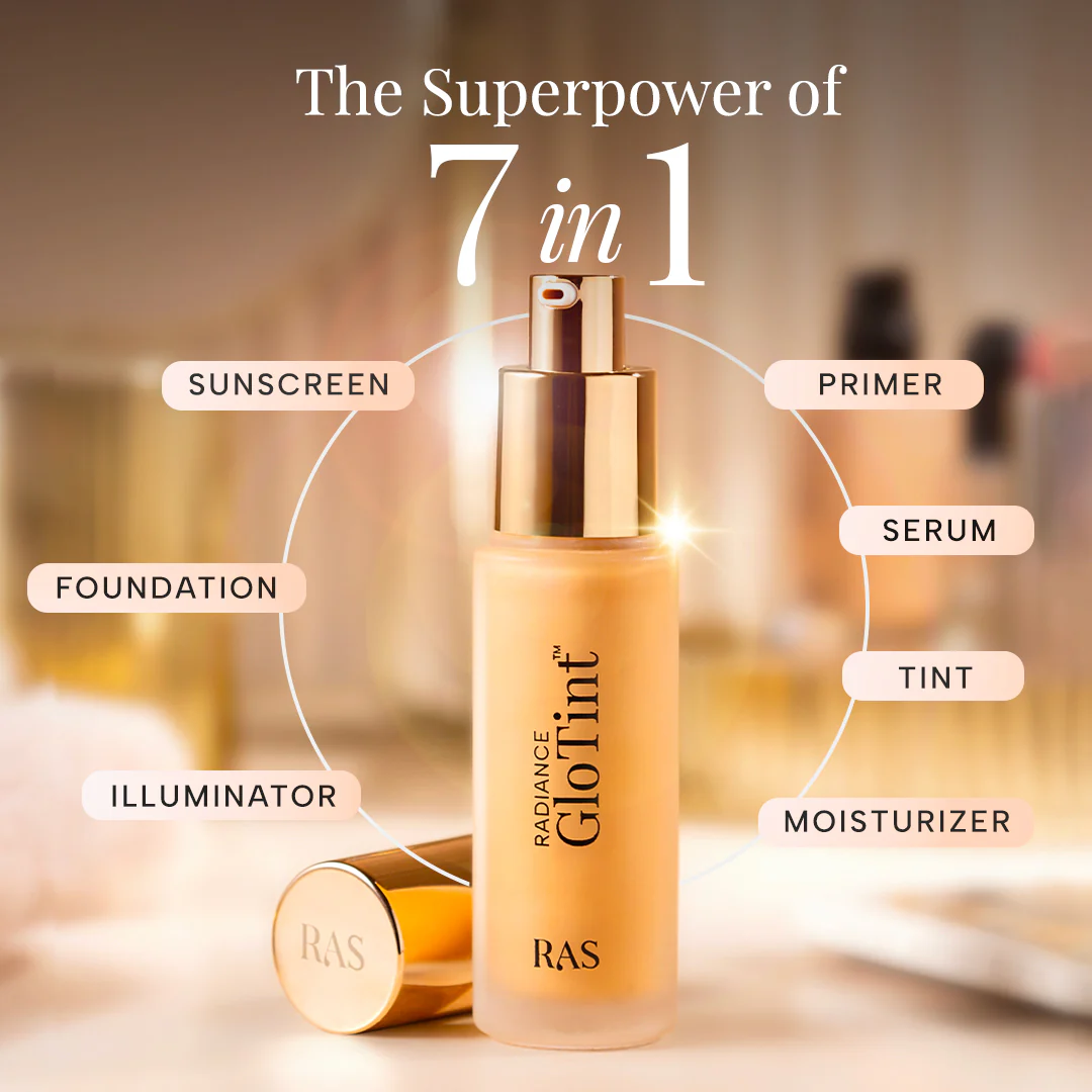 Glo-Tint Radiance Skin Perfector - Sheer Tint Foundation with SPF Protection - Image 45