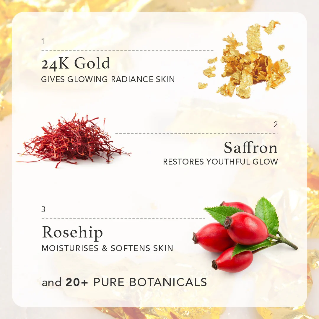 Golden Glow Massage Gift Set for Bright and Firm Skin - Image 3