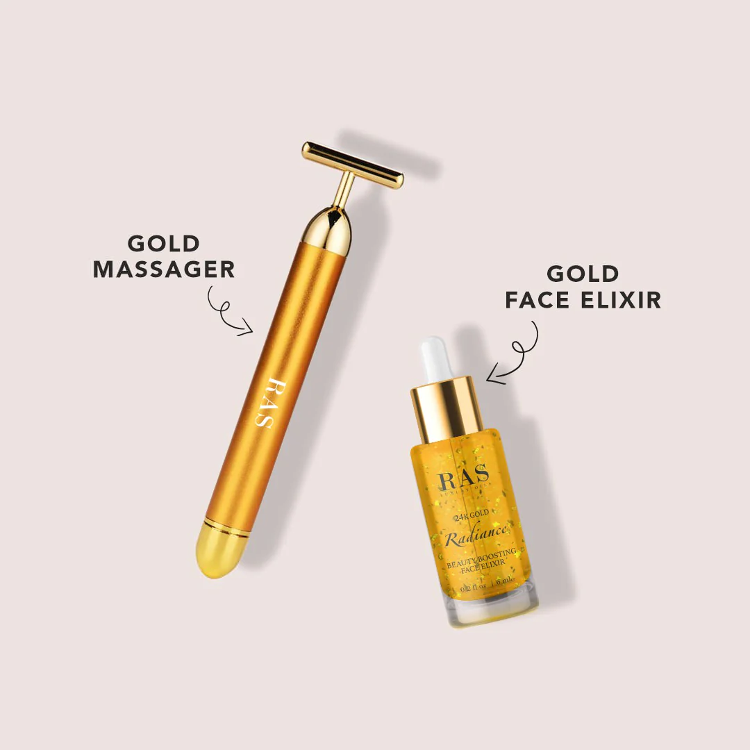Golden Glow Massage Gift Set for Bright and Firm Skin - Image 4