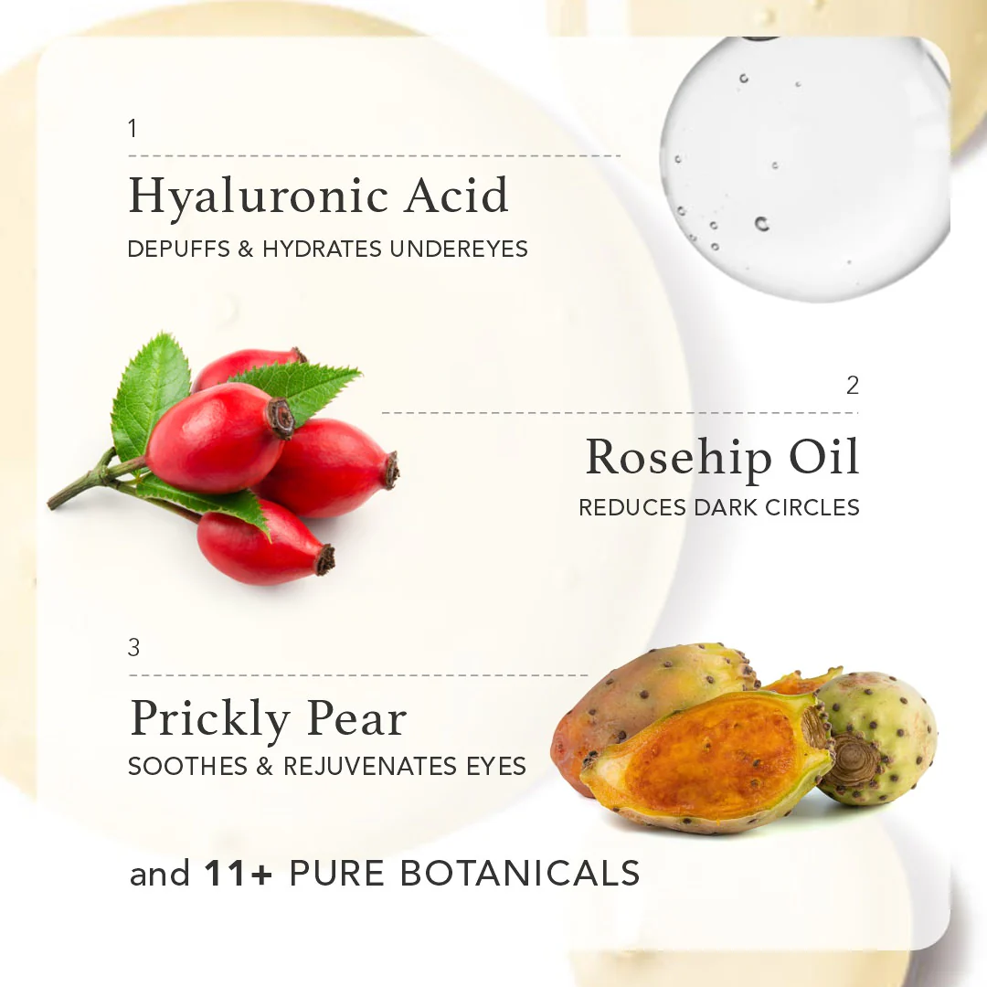 Illuminate Hydrating & Brightening Eye Serum With Rosehip Oil - Image 4