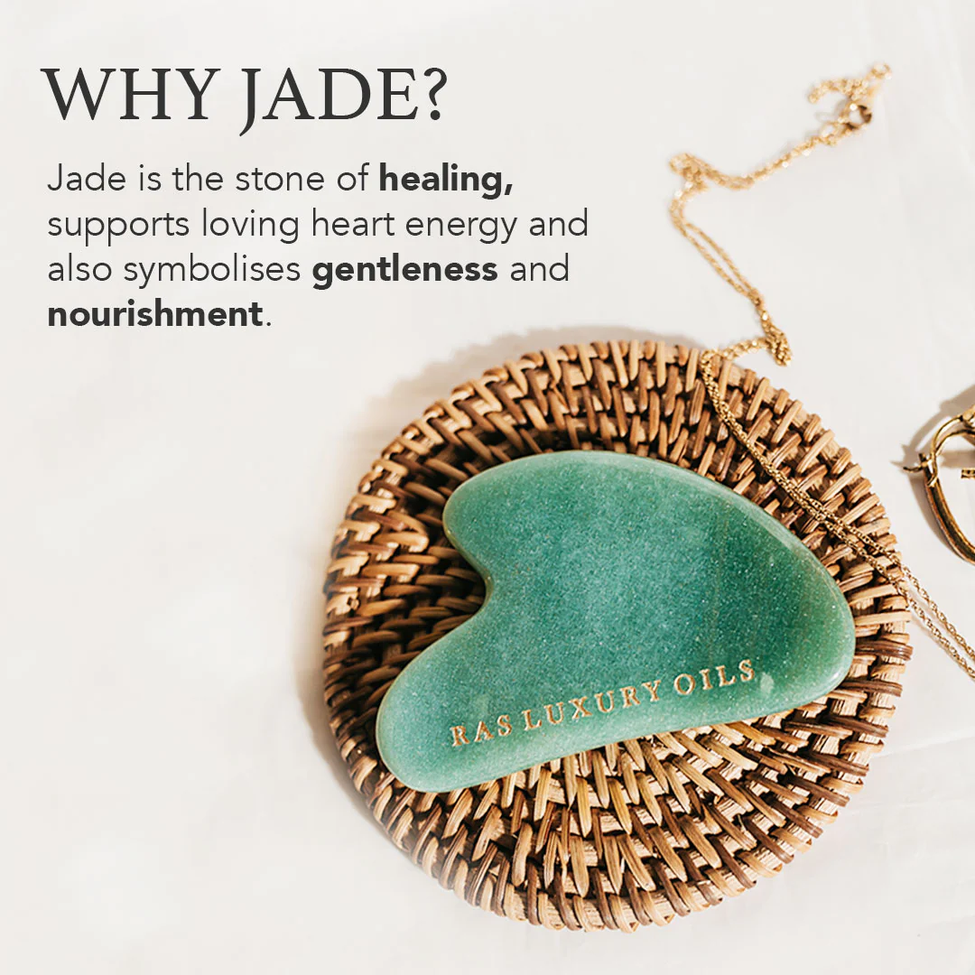 Jade Gua Sha | Face Tool for Firm and Sculpted Skin - Image 3