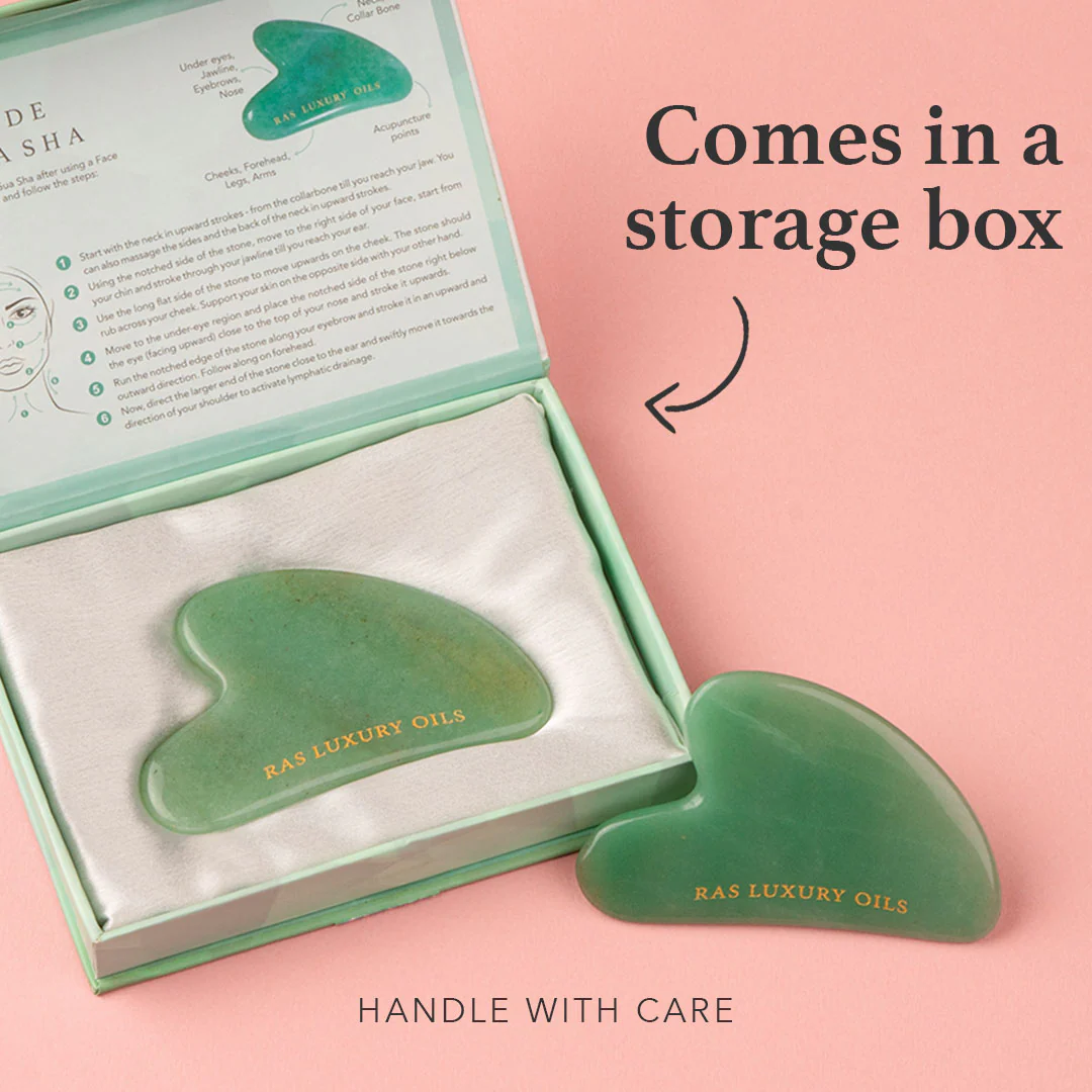 Jade Gua Sha | Face Tool for Firm and Sculpted Skin - Image 4