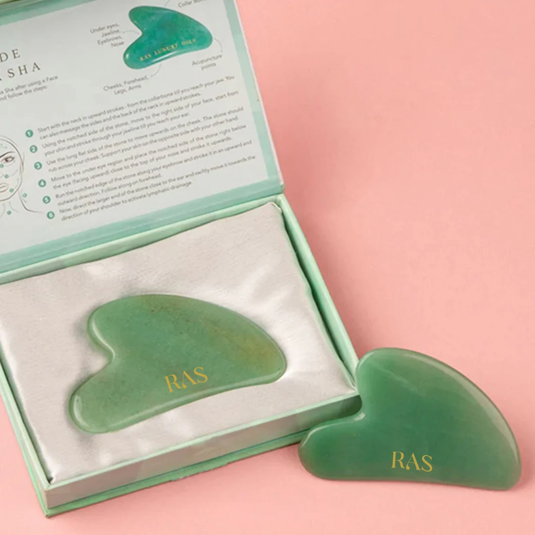 Jade Gua Sha | Face Tool for Firm and Sculpted Skin - Image 9