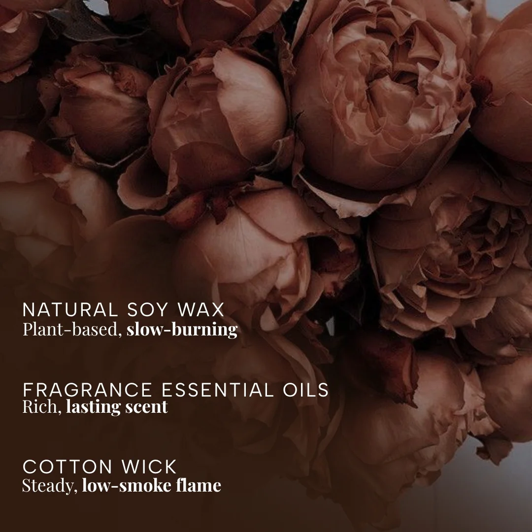 Berry Vanilla Hand Poured Scented Soy Candle With Natural Essential Oils - Image 5