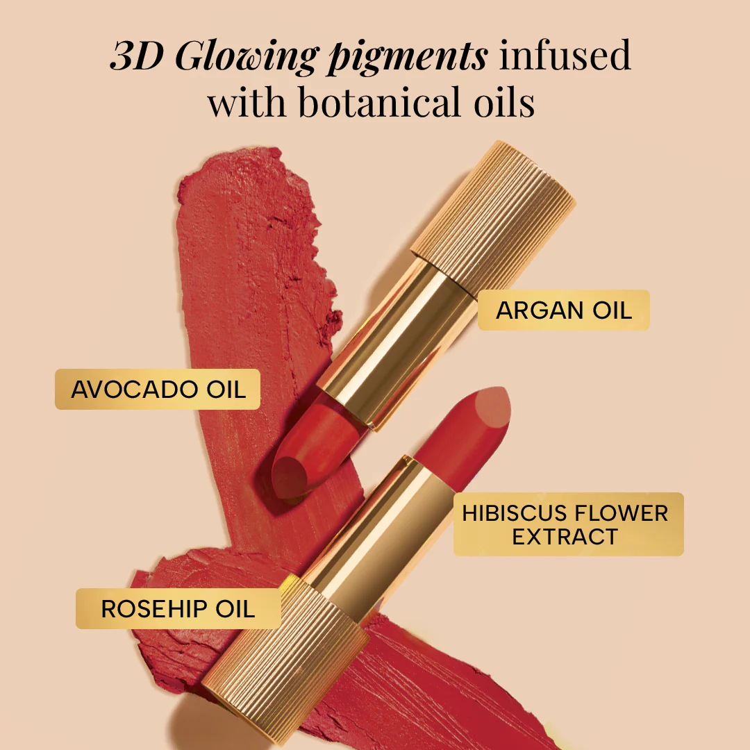Lumiere Satin Matte Lipstick with Botanical Oils - Image 16