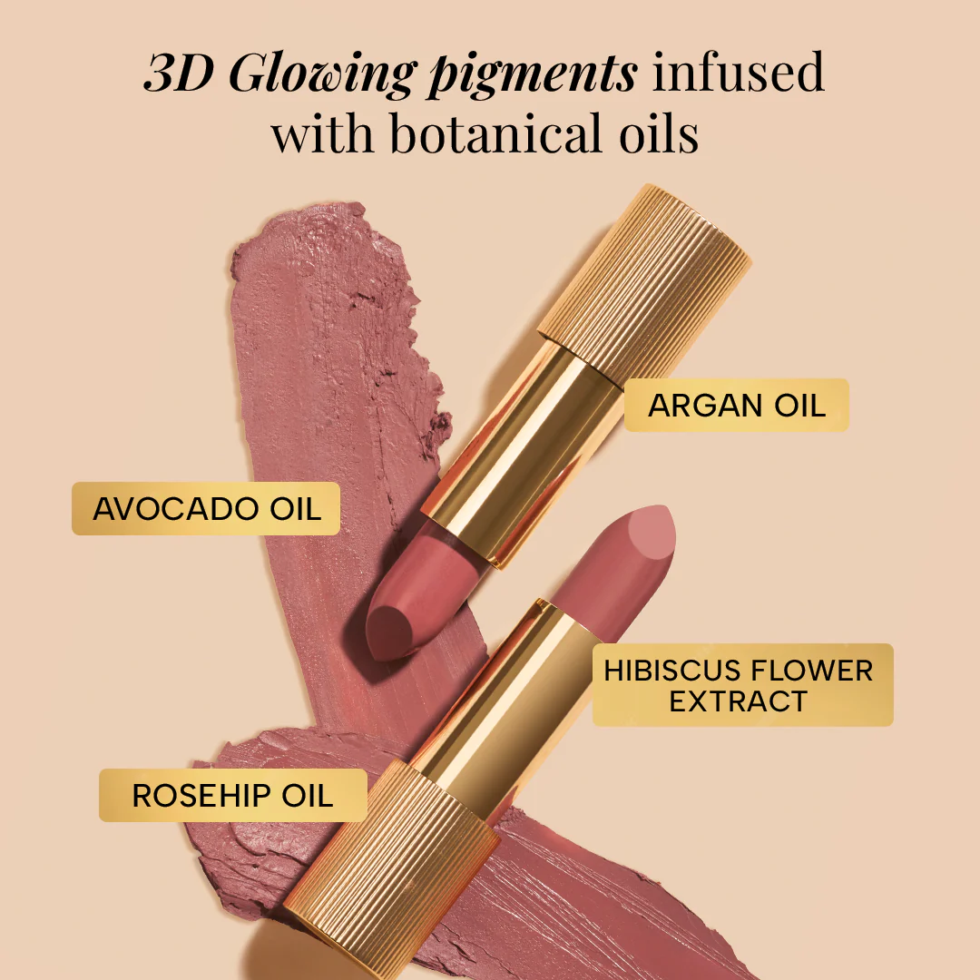 Lumiere Satin Matte Lipstick with Botanical Oils - Image 56