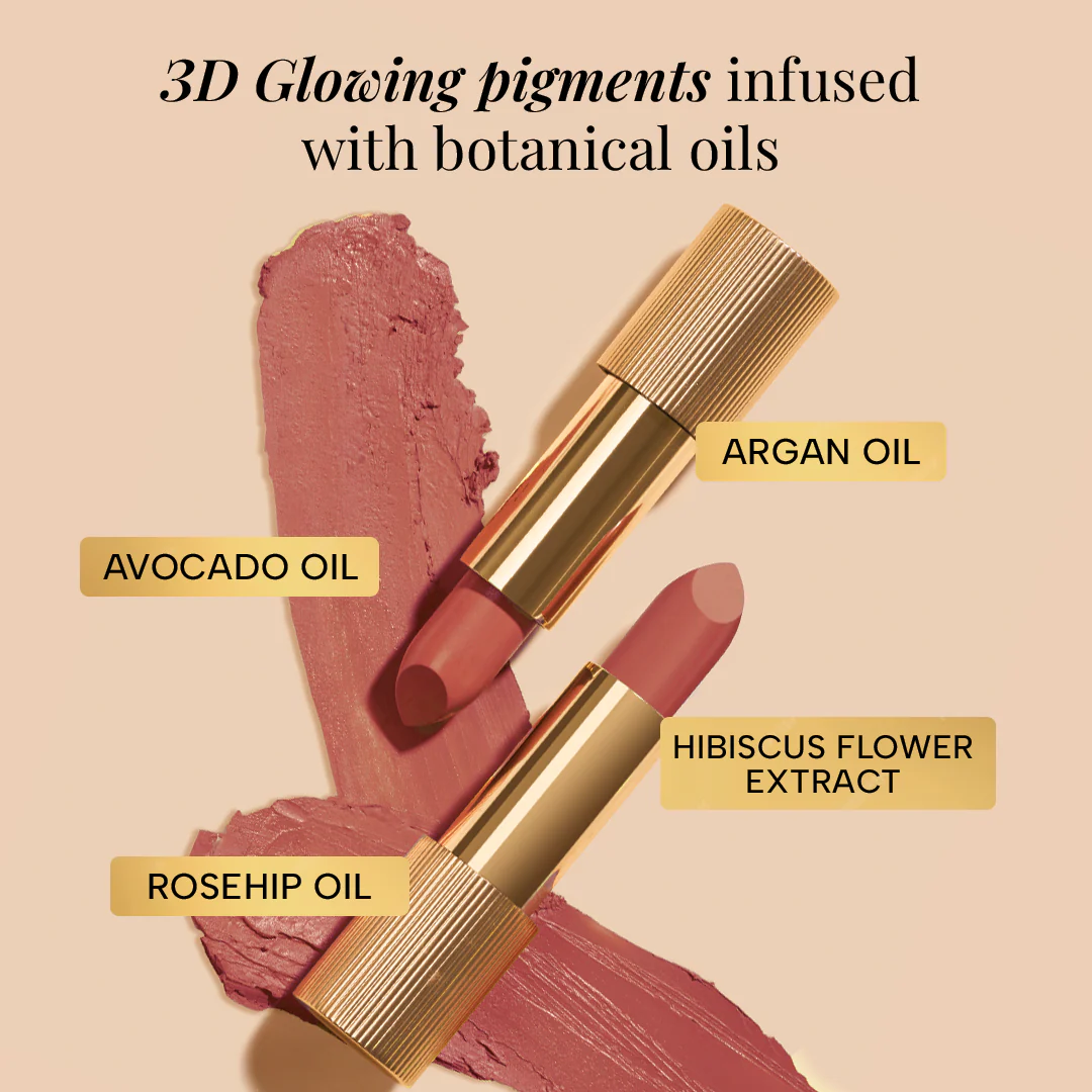Lumiere Satin Matte Lipstick with Botanical Oils - Image 70