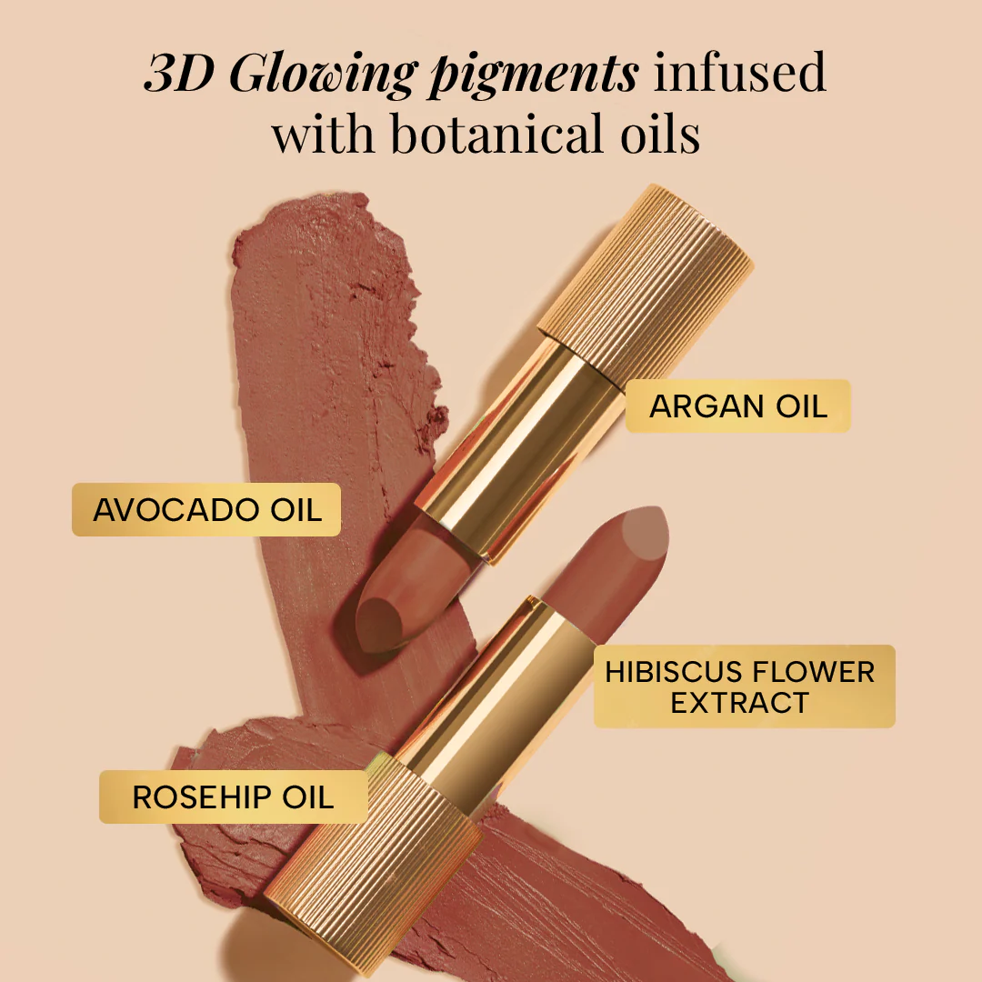 Lumiere Satin Matte Lipstick with Botanical Oils - Image 84
