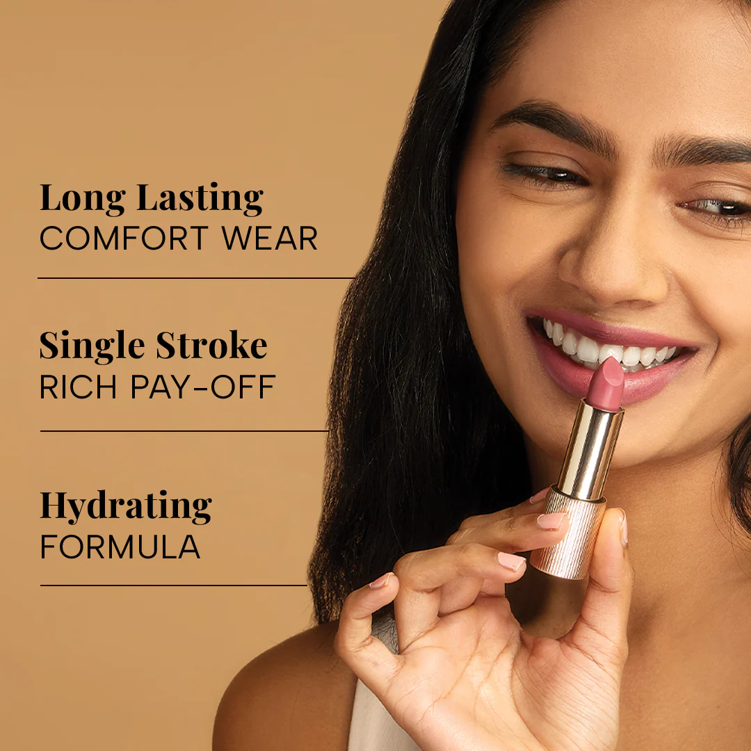 Lumiere Satin Matte Lipstick - Pink Cashmere - Image 3