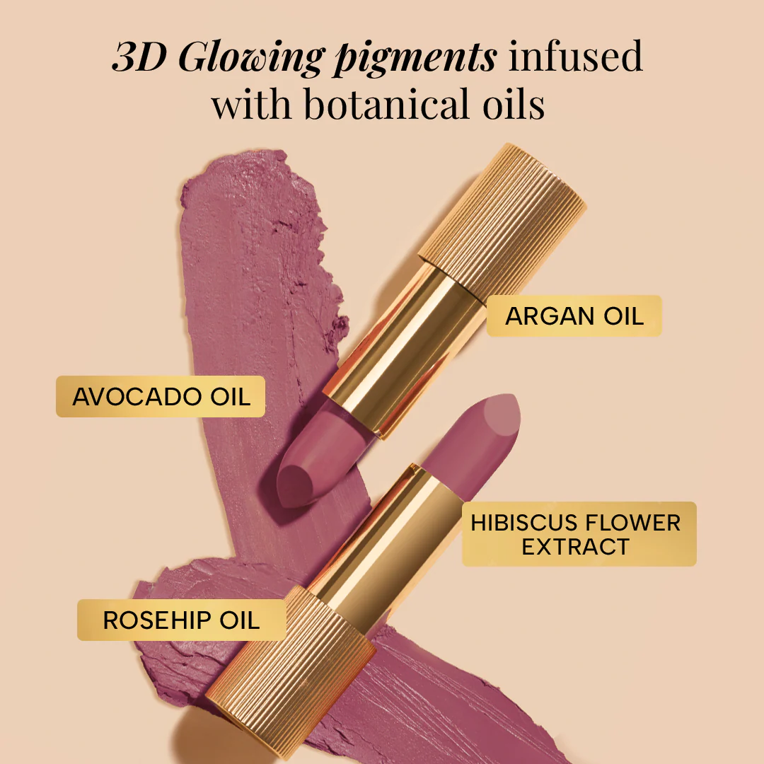 Lumiere Satin Matte Lipstick - Pink Cashmere - Image 4