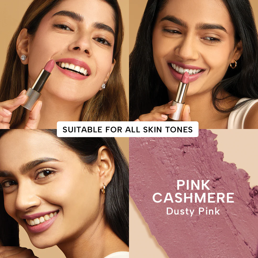 Lumiere Satin Matte Lipstick - Pink Cashmere - Image 5