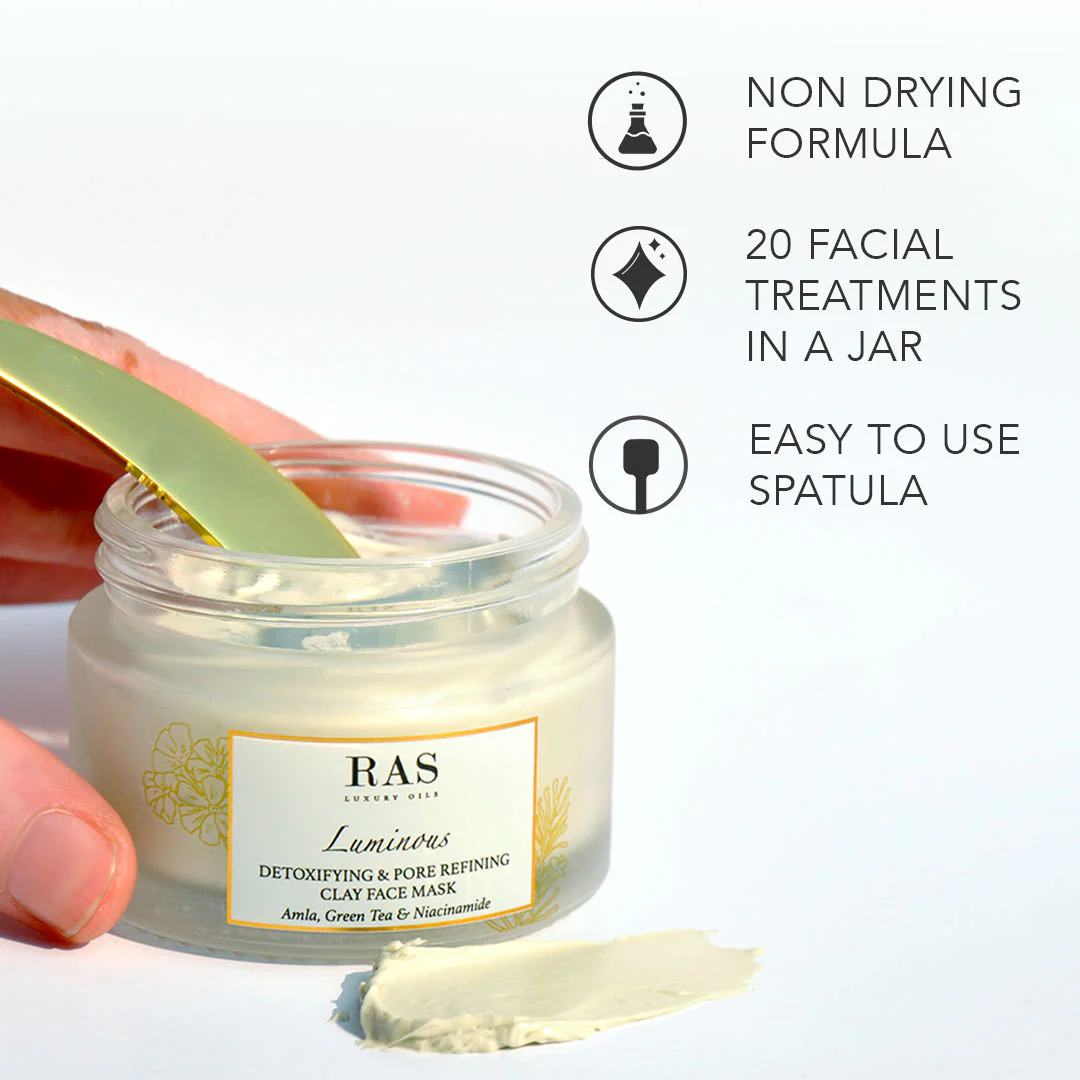Luminous Detoxifying & Pore Refining Clay Face Mask - Image 4