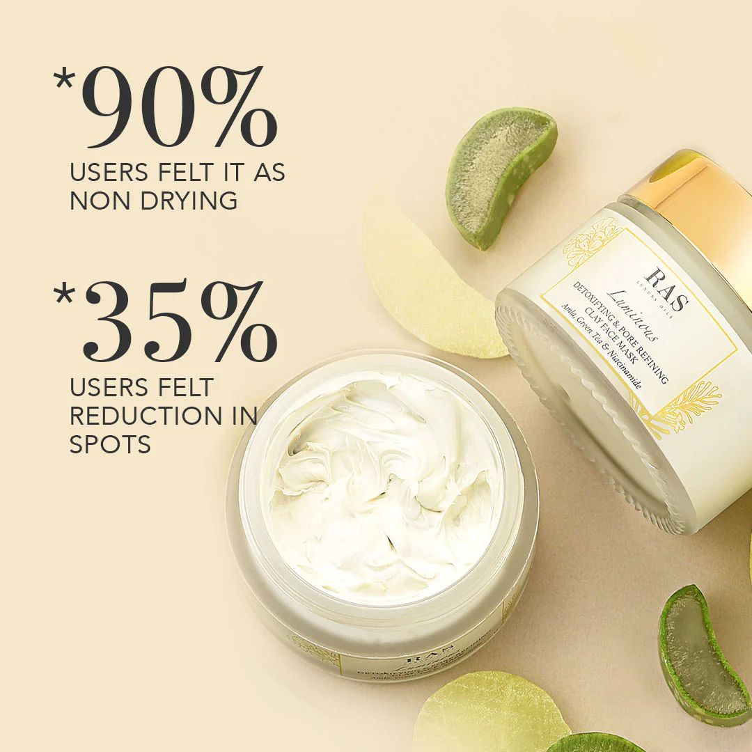 Luminous Detoxifying & Pore Refining Clay Face Mask - Image 5