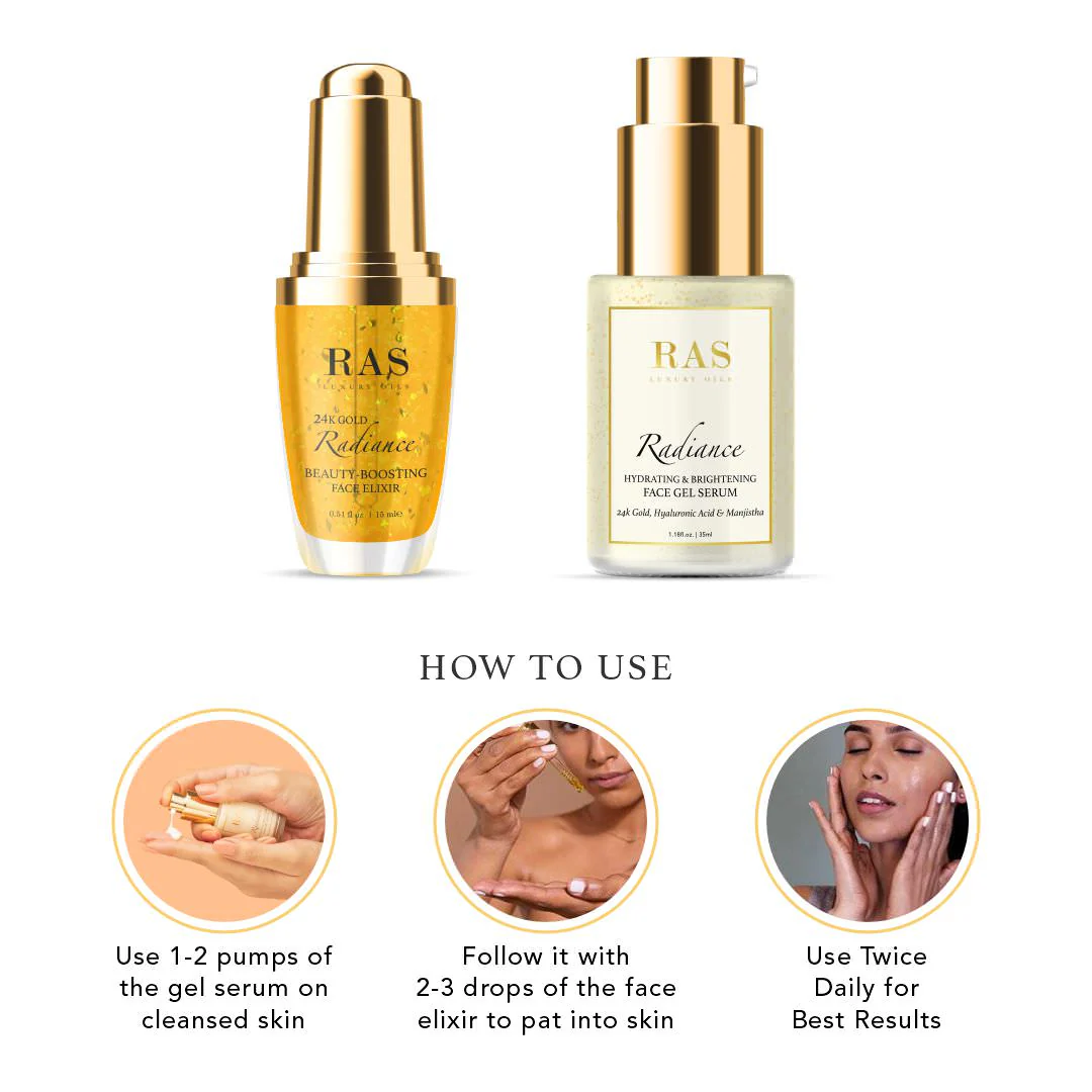 24K Gold Brightening Duo with 24K Gold Elixir & 24K Gold Gel Serum - Image 6