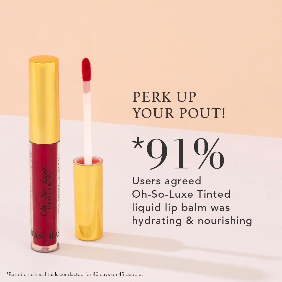 Oh-So-Luxe Tinted Liquid Lip Balm - Berry Red - Image 4