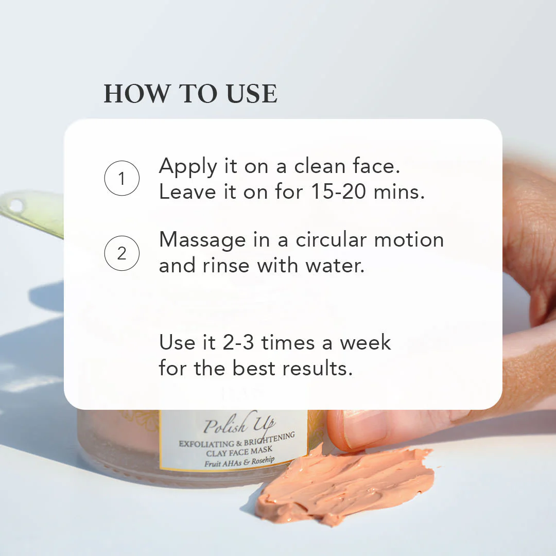 Polish Up Exfoliating Brightening Clay Face Mask - Image 6