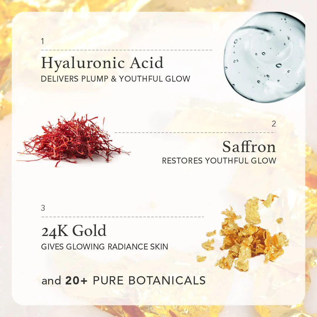 24K Gold Radiance Serum for Hydration, Brightening & Glass Glow Primer - Image 23