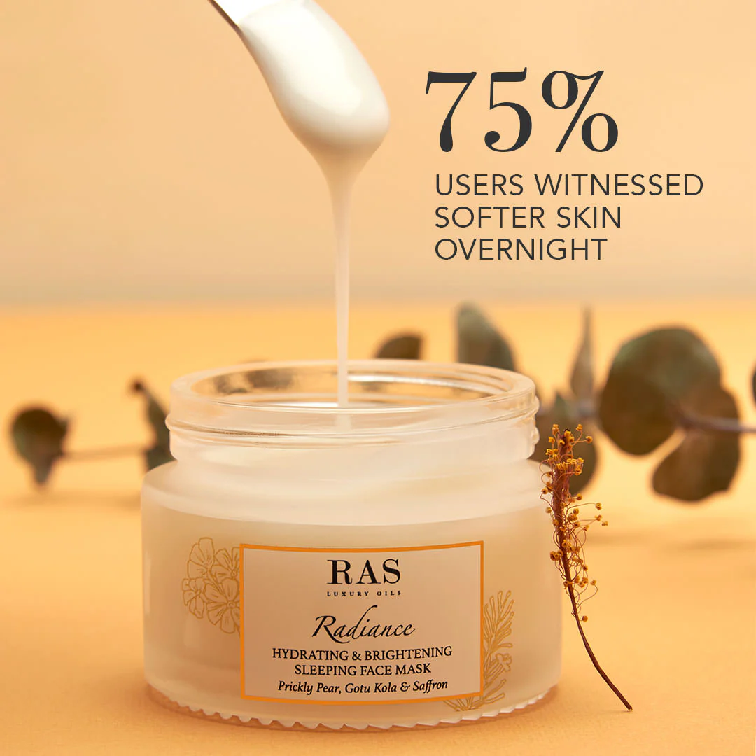 Radiance Hydrating & Brightening Sleeping Gel Face Mask - Image 4
