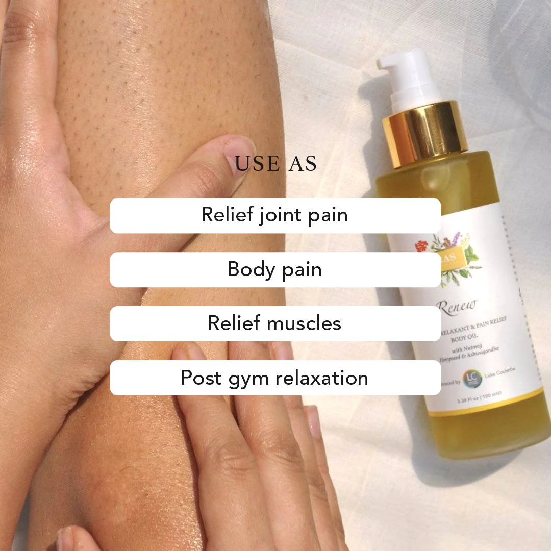 Renew Muscle Relaxant & Pain Relief Body Oil - Image 6