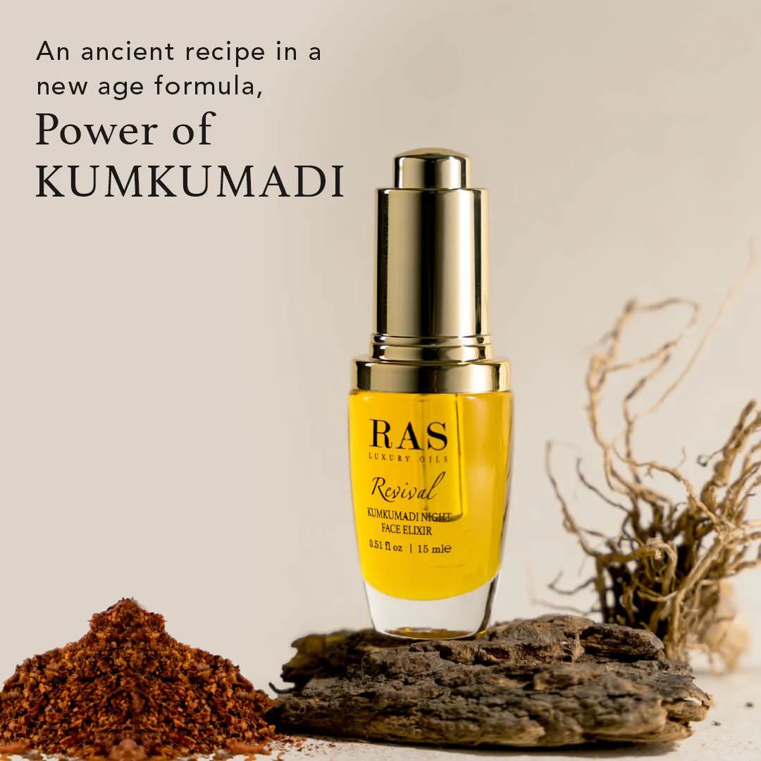 Revival Kumkumadi Night Face Elixir | Saffron and Sandalwood - Image 11
