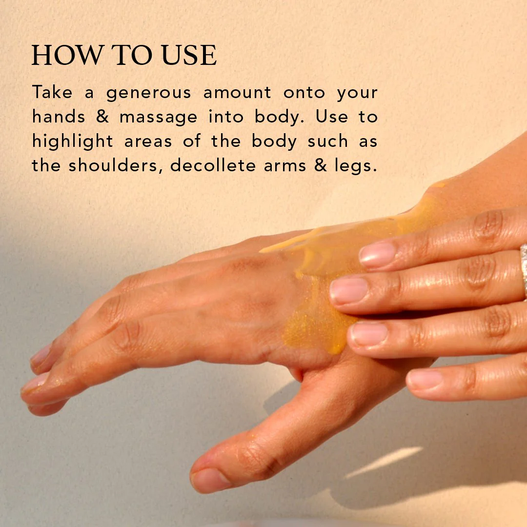 Sparkle Shimmer Highlighting Body Oil - Image 6