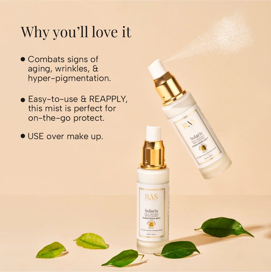 Solaris Daily Defence Sunscreen Mist with SPF 65 for Face & Body - Image 7