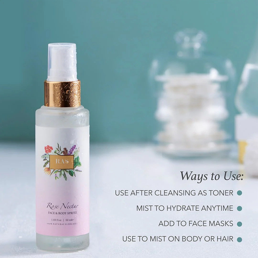 Dewy Look Duo Kit - Rose Nectar Face Mist & Lip Balm - Image 6